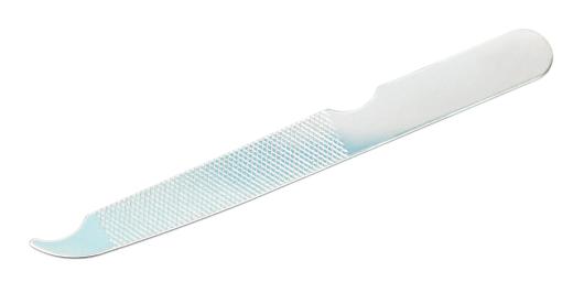 Steel nail files are often coated with diamond dust.