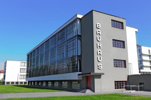 The Bauhaus School was a branch of modern architecture that spread from Germany to the US.