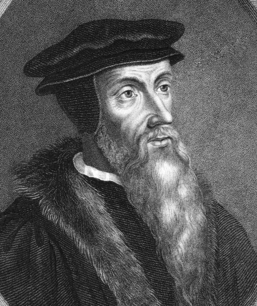 John Calvin dismissed the authenticity of pieces of Christ's crown of thorns and cross used as popular relics in his time.