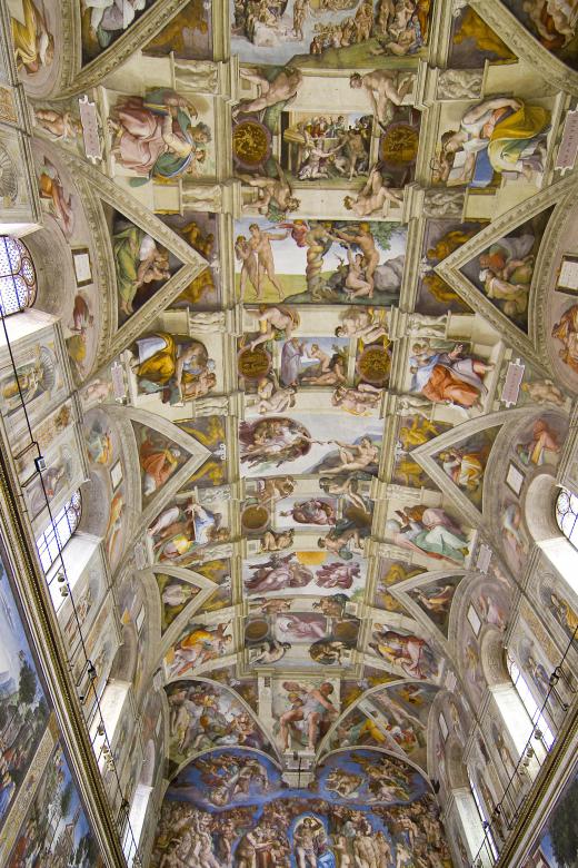 One philosophy of art holds that the Sistine Chapel ceiling is no more beautiful than anything else.