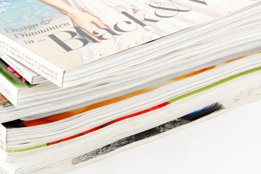 Magazines use graphic designers for print design.